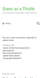 Mobile Screenshot of greenasathistle.com
